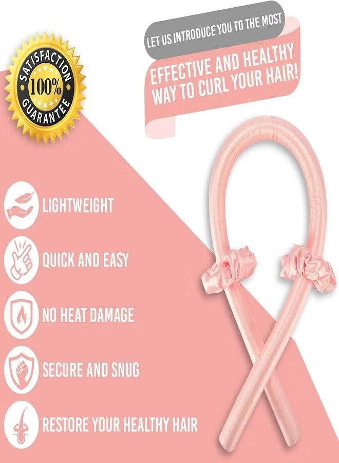 Heat Free Satin Curling Wand + 2 Satin Hair Scrunchies - Wand and headband colors may vary - Image 5