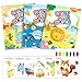 YPLUS Paint with Water Books for Toddlers Art Craft Toys Watercolor Painting Paper Gift for Kids Ages 13 24 46 Drawing with Brush 3 Themes - Image 2