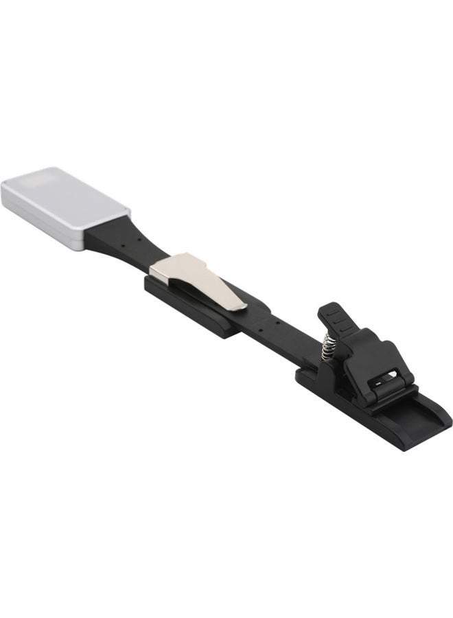 NIBEMINENT On Book Light Eye-Caring Double Led Rechargeable Clips Multicolour 18.80 x 2.20 2.90cm - Image 1