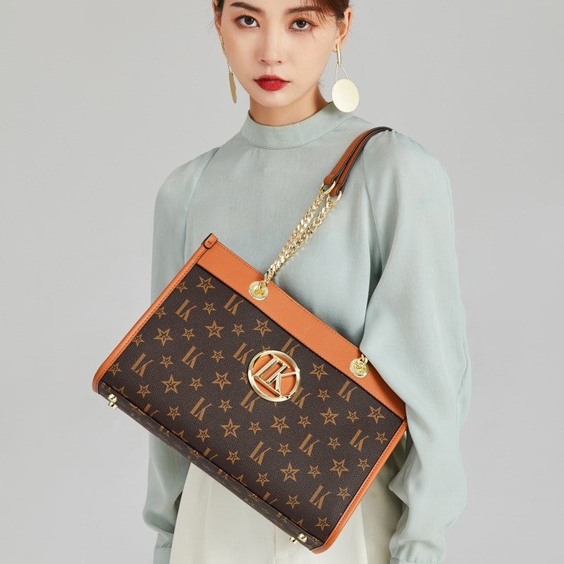 High-Grade Texture Large Capacity Women'S Bag 2024 Winter New Fashionable Bag Shoulder Crossbody Tote Women'S Bag - Image 3