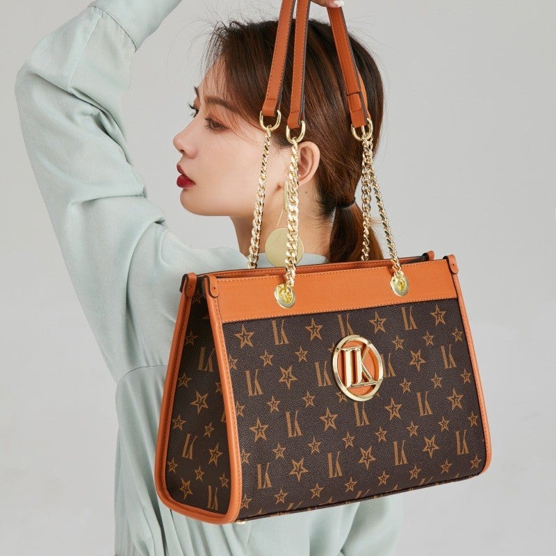 High-Grade Texture Large Capacity Women'S Bag 2024 Winter New Fashionable Bag Shoulder Crossbody Tote Women'S Bag - Image 1