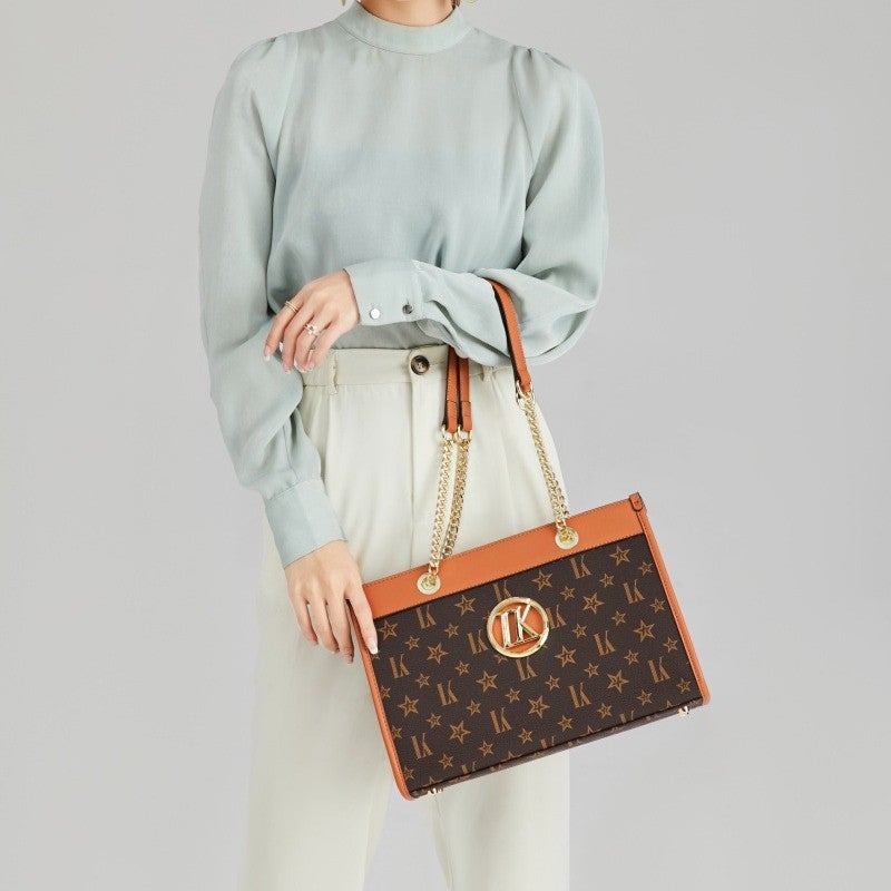 High-Grade Texture Large Capacity Women'S Bag 2024 Winter New Fashionable Bag Shoulder Crossbody Tote Women'S Bag - Image 2