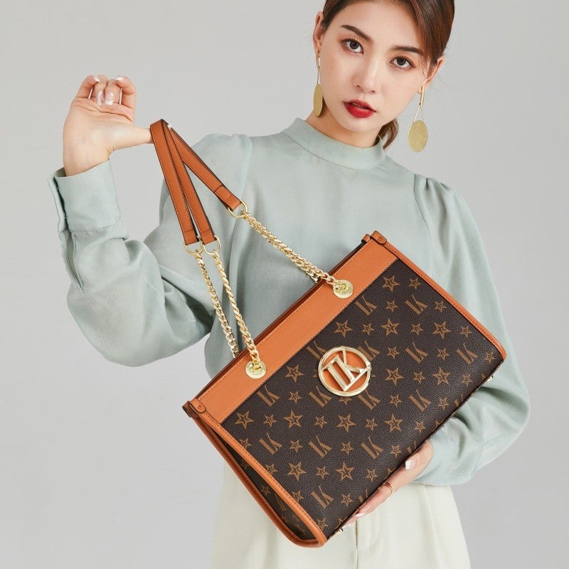 High-Grade Texture Large Capacity Women'S Bag 2024 Winter New Fashionable Bag Shoulder Crossbody Tote Women'S Bag - Image 4