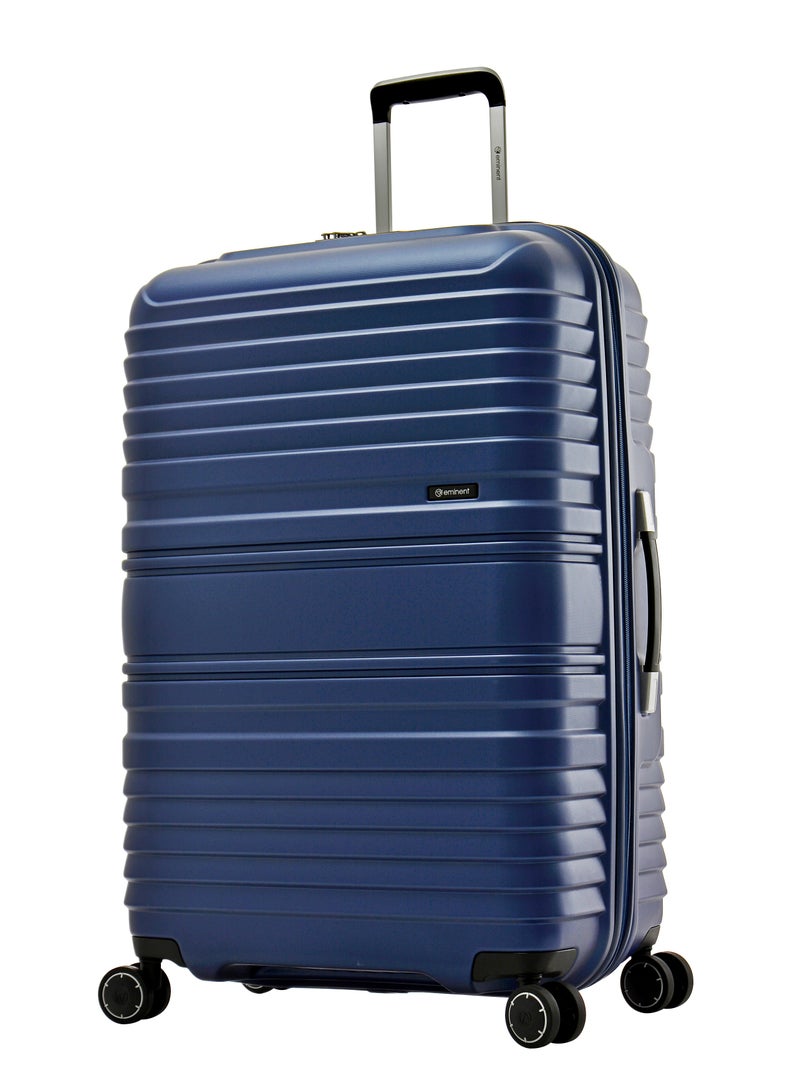 إيمينينت حقيبة سفر بعجلات، هيكل صلب خفيف ومتين،  عجلات صامتة تدور  درجة، قفل ، مقبض تلسكوبي، تصميم عصري بسيط، مجموعة من  قطع، أزرق أكوا - Image 2