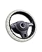 BDFHYK LOZUQII Elastic Steering Wheel Cover Car Accessories Cute Universal 15 Inch Absorbing Sweat NonSlip Breathable for Man Woman Cute Black Polka Dot - Image 2