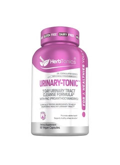 Herbtonics Fast Acting Urinary Tract Cleanse Treatment | Formula UTI with 36 mg PAC | Medical-Grade Cranberry Supplement for Urinary Tract Support (60 Count (Pack of 1))  - Image 1