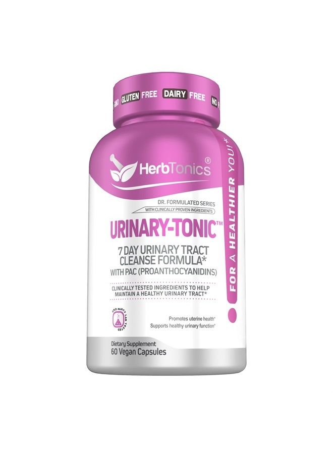 Herbtonics علاج سريع لتنظيف المسالك البولية | تركيبة UTI مع 36 ملغ PAC | مكمل طبي من التوت البري لدعم المسالك البولية (60 حبة (عبوة واحدة)) - Image 1