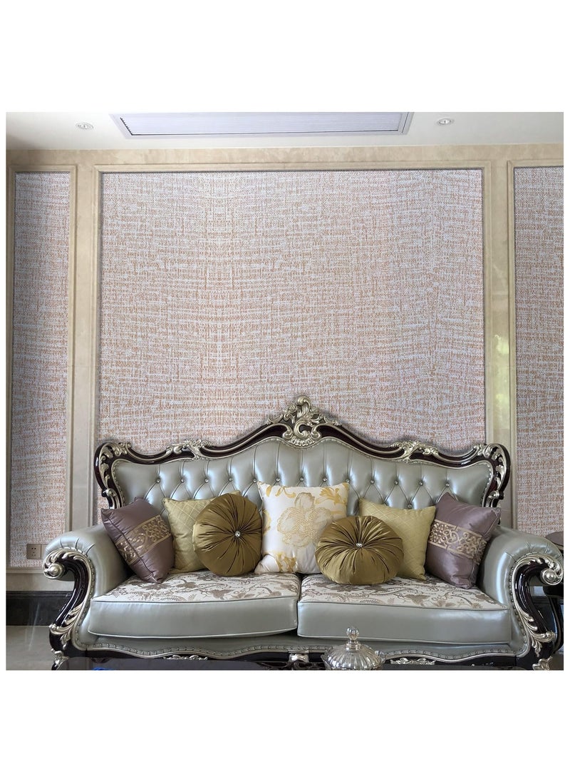 Anna 40cm x 10m waterproof and moisture-proof solid color self-adhesive bedroom wallpaper sticker | easy to stick non adhesive living room decoration wallpaper  - Image 4
