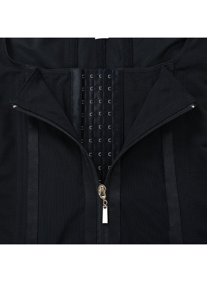 general Shapewear for Women Solid Color Zipper Corset Girdle High Waist Tummy Control Butt Lifter Shaper Waist Trainer Bodysuit - Image 3