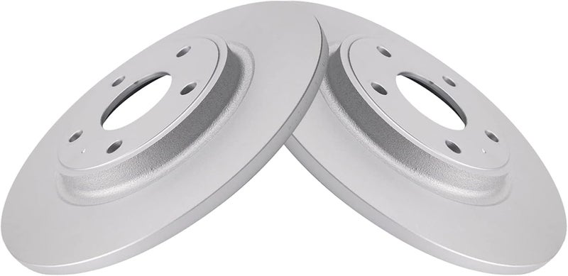 TRQ Rear Brake Rotors Set Premium G-Coated Driver & Passenger Side Compatible with 12-15 C/V 11-20 Grand Caravan 12-20 Journey 12-14 Routan 12-16 Town & Country - Image 3