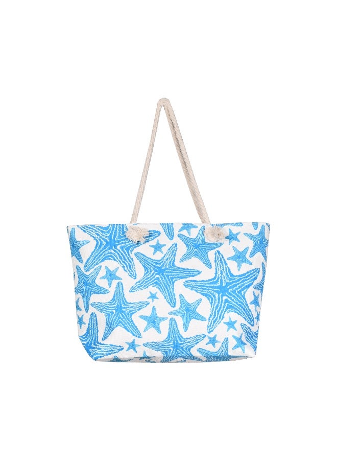 MORANO Waterproof Beach and Shopping Bags, Large Zipper Tote Bag, Shoulder Bags  - Image 1