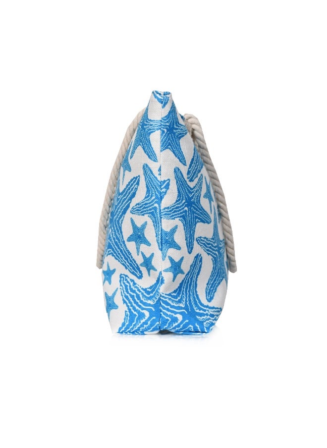 MORANO Waterproof Beach and Shopping Bags, Large Zipper Tote Bag, Shoulder Bags  - Image 4