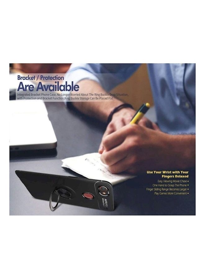 NIBEMINENT 360 Degree Rotating Case Cover For Oppo F7 Black - Image 3