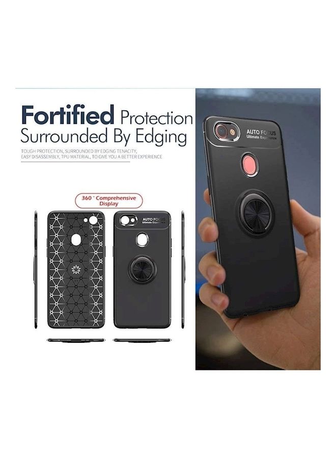 NIBEMINENT 360 Degree Rotating Case Cover For Oppo F7 Black - Image 4