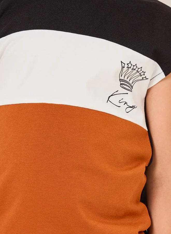 ستايلي Toddler Boys Colorblock Printed Tank