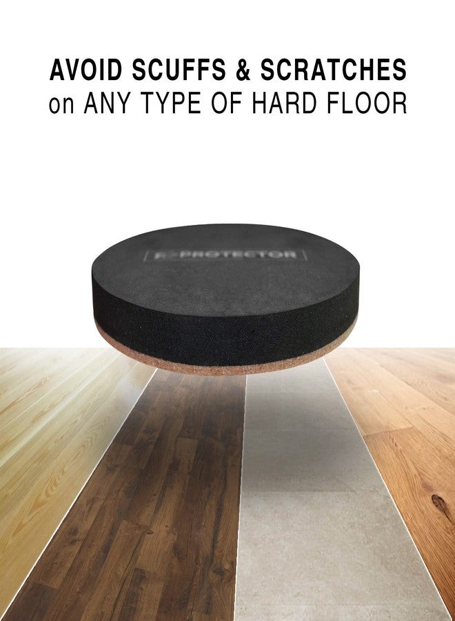 X-Protector Felt Furniture Sliders Hardwood Floors X-PROTECTOR - 24 PCS 2 1/2 inch Furniture Sliders - Heavy Duty Felt Sliders Hard Surfaces - Move Your Furniture Easily & Safely! - Image 3