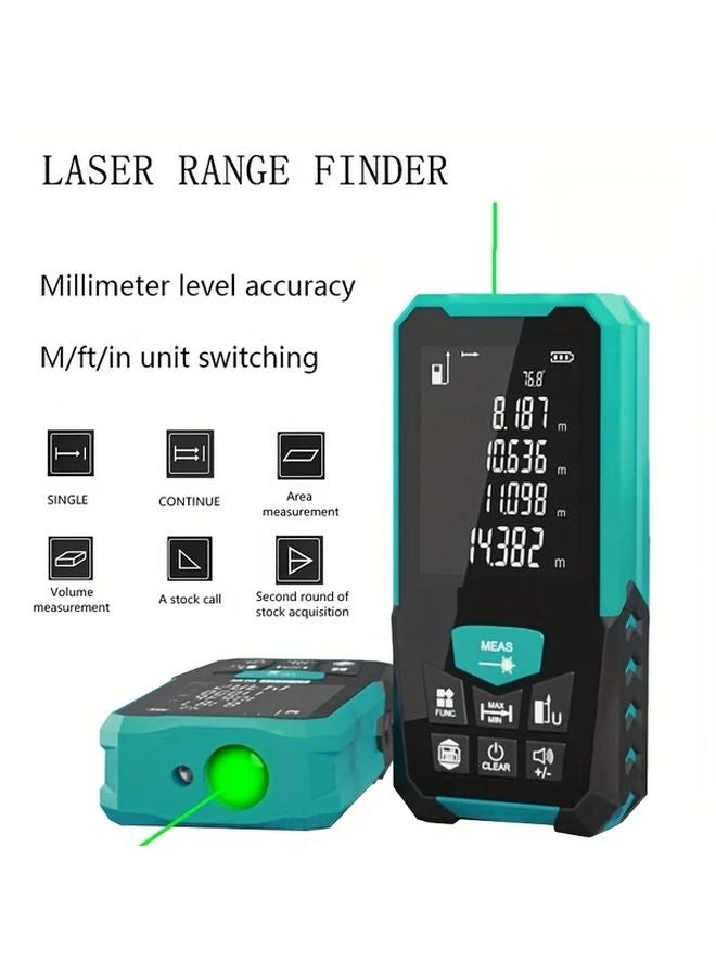 Green Laser Rangefinder 50M 164FT Multiple Measurement Modes Area Volume - Image 2