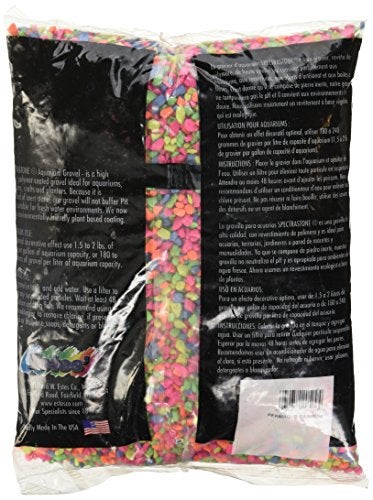 Estes Spectrastone Permaglo Rainbow Aquarium Gravel for Freshwater Aquariums, 5-Pound Bag - Image 2