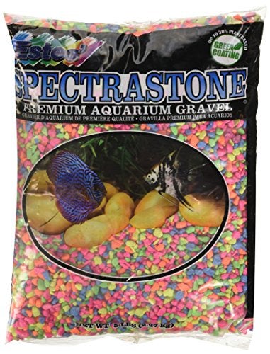 Estes Spectrastone Permaglo Rainbow Aquarium Gravel for Freshwater Aquariums, 5-Pound Bag - Image 3