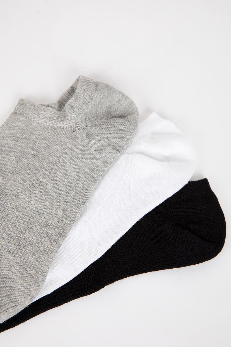 DeFacto Multicolour Men Defacto Fit 3 Pack Cotton Sports Socks Casual - Image 5