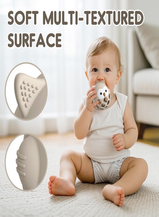 Venditer Baby Toys 0-3 Months, Rattle Toys Newborn 3-6 6-9 Months, Montessori Baby Toys 0-6 Months Baby Games Montessori 1 Year Sensory Games for Babies (Beige) - Image 4