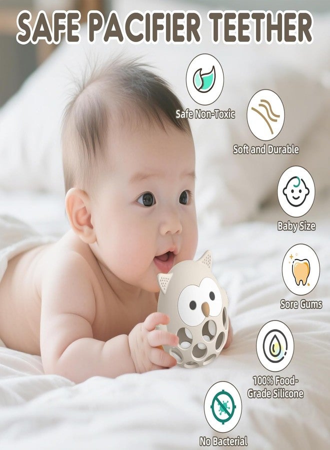 Venditer Baby Toys 0-3 Months, Rattle Toys Newborn 3-6 6-9 Months, Montessori Baby Toys 0-6 Months Baby Games Montessori 1 Year Sensory Games for Babies (Beige) - Image 5