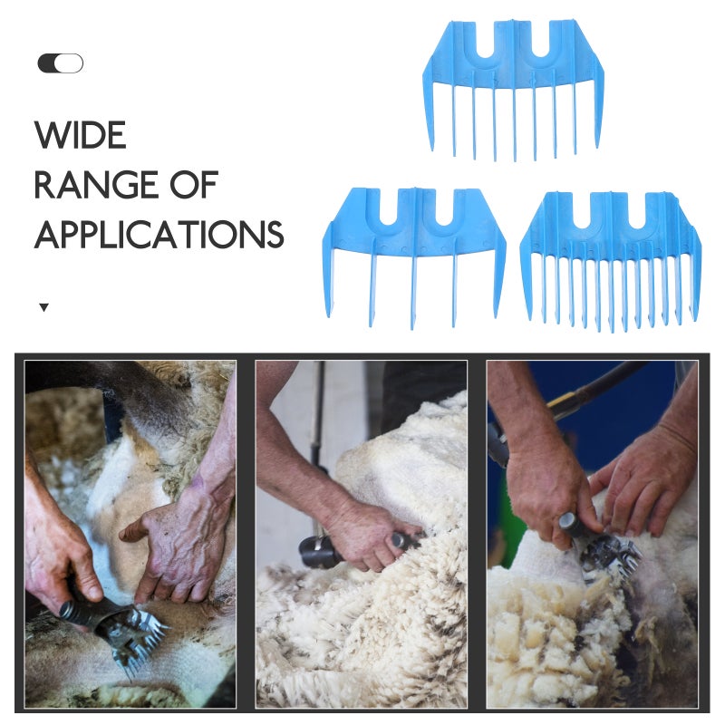 3Pcs Sheep Trimmer Guide Clipper Guide Attachment Trimmer Guide Shear Guide - Image 4