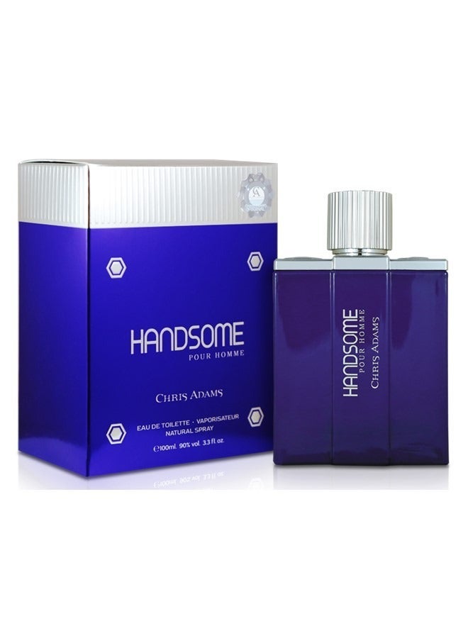 Chris Adams Handsome Eau De Toilette for Men 100ML The Ultimate Expression of Masculine Confidence and Modern Charisma - Image 1