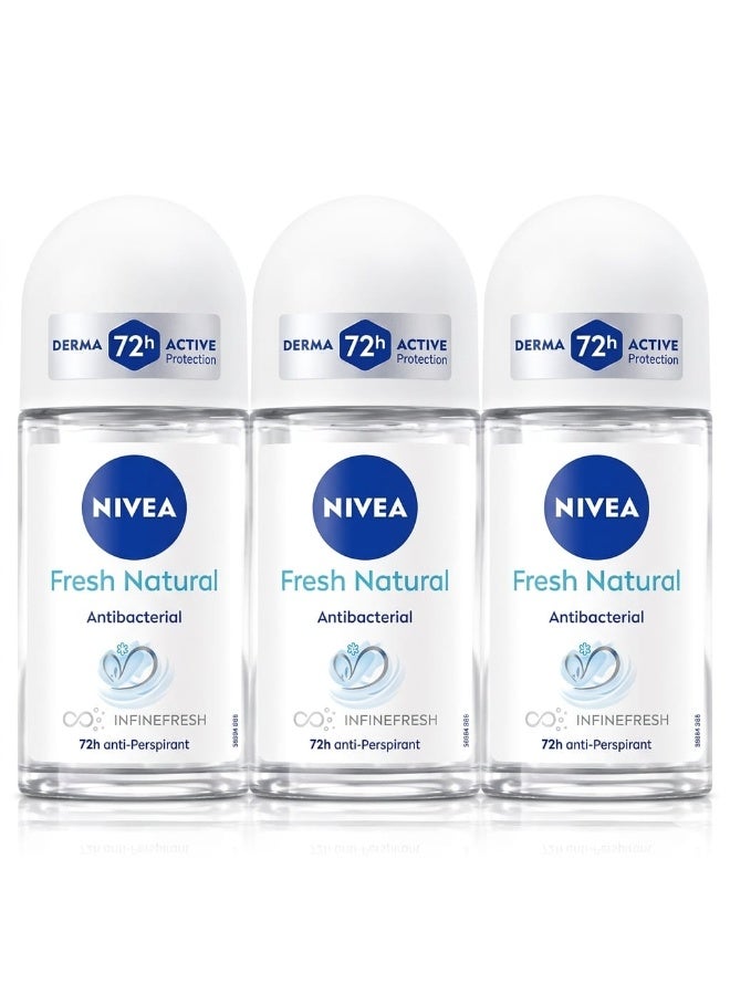 Fresh Natural Deodorant 50ml (3 packs)