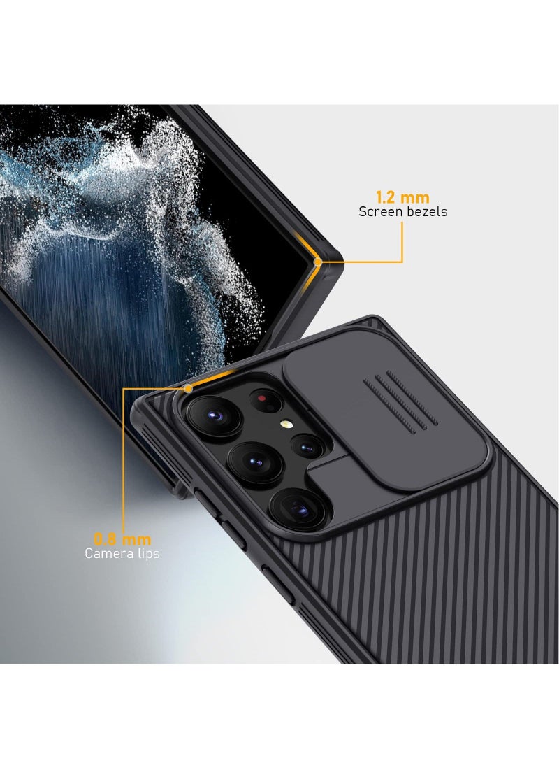 Nillkin For Samsung Galaxy S24 Ultra Case TPU Shockproof Airbag Frame, Camera Lens Protection Slide Cover Phone Case, Anti-Fingerprint Slim Fit Mobile Back Cover - Image 3