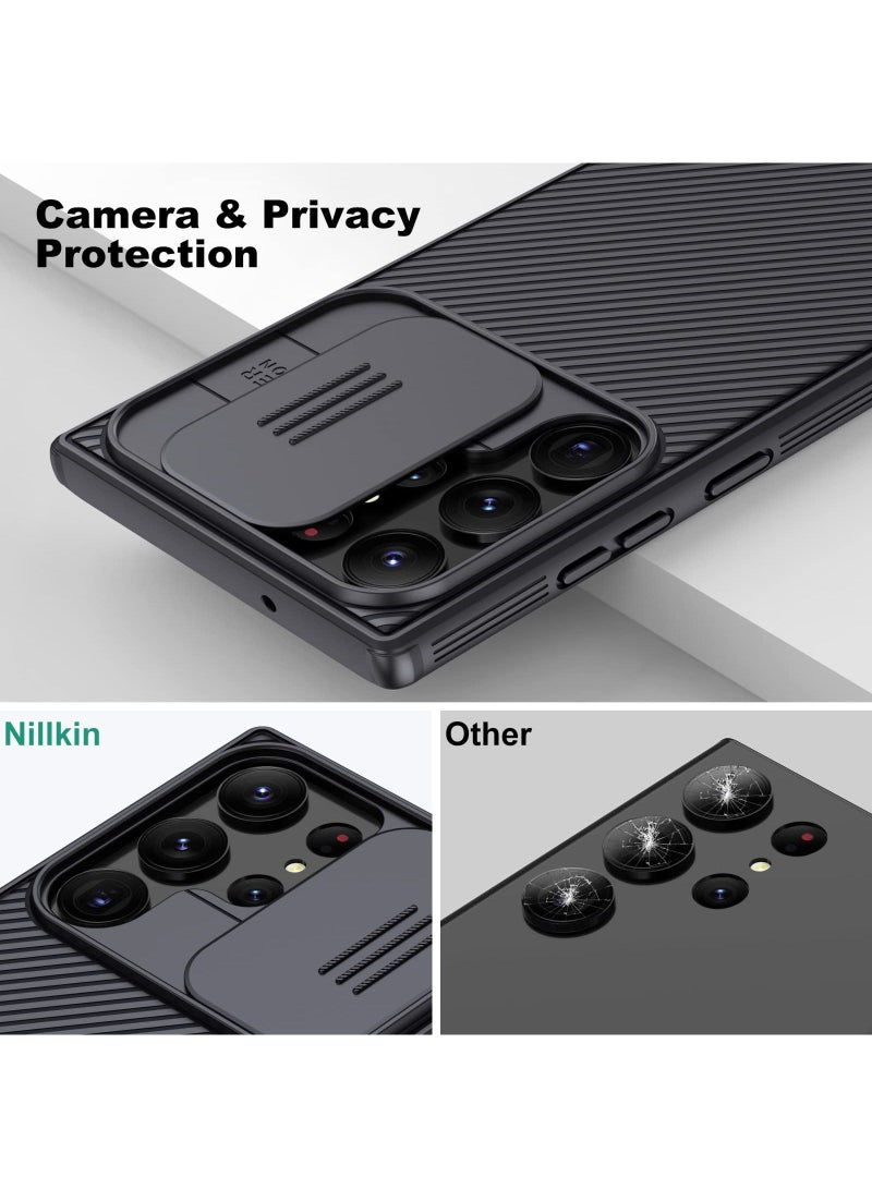 Nillkin For Samsung Galaxy S24 Ultra Case TPU Shockproof Airbag Frame, Camera Lens Protection Slide Cover Phone Case, Anti-Fingerprint Slim Fit Mobile Back Cover - Image 2