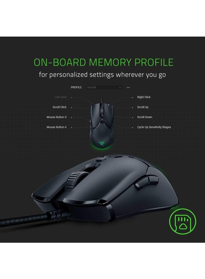 Suitable For Gaming Mice: Ultra-lightweight And Fastest Gaming Switch - RGB Colour Illumination - 6 Programmable Buttons - Classic Black Colour - Image 5