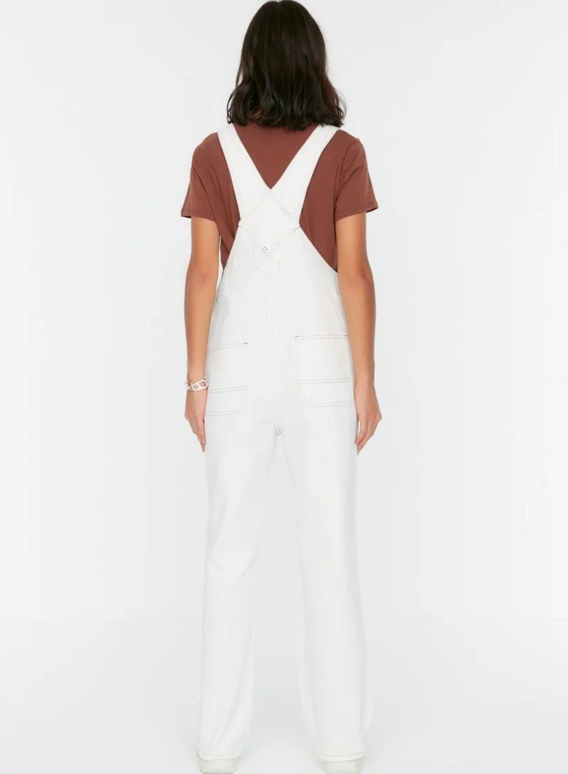 trendyol Pocket Detail Denim Jumpsuit