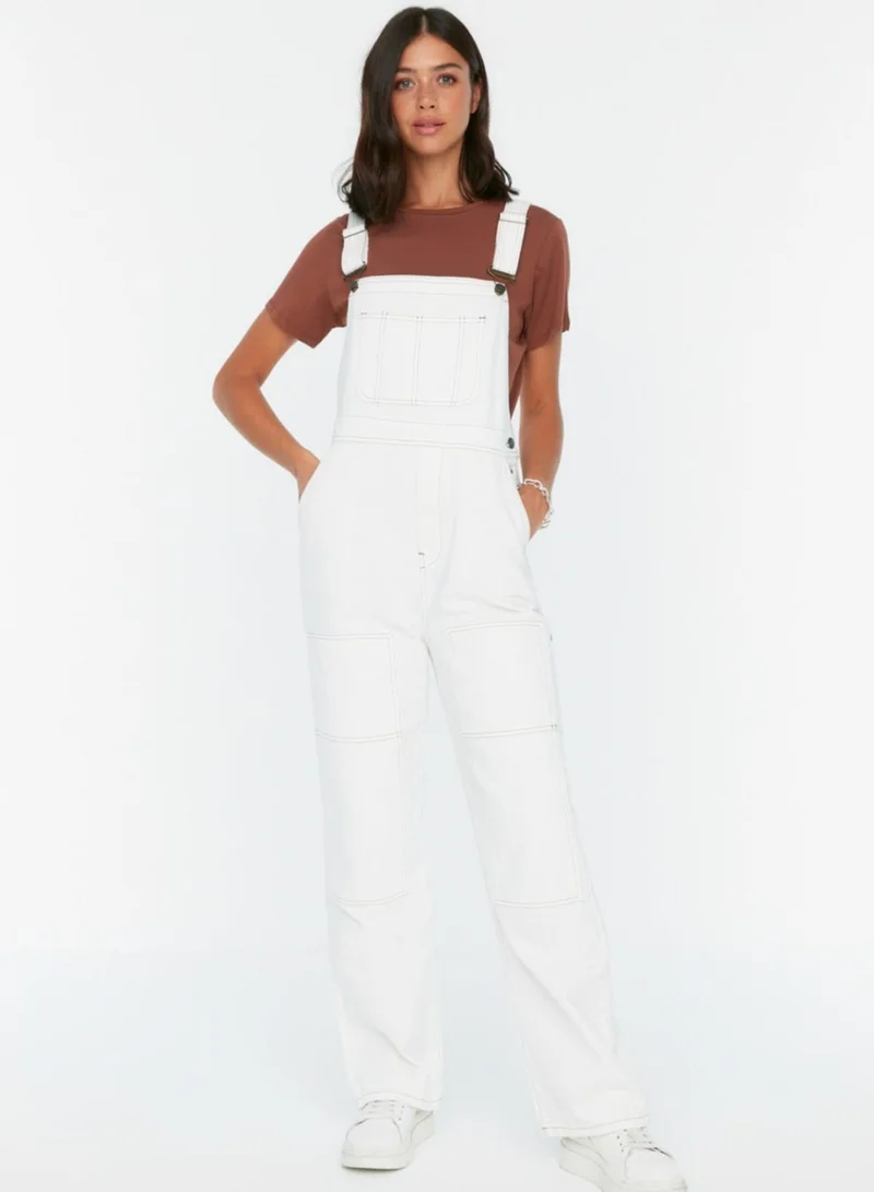 trendyol Pocket Detail Denim Jumpsuit