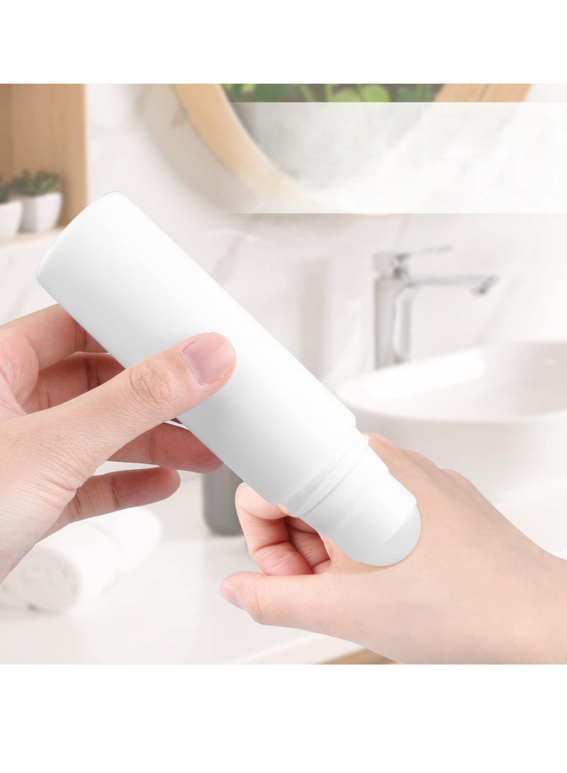 Oasisgalore 8 Pack 100ml Refillable Plastic Roller Bottles - Leak-Proof for Essential Oils, Perfumes, and Balms.  - Image 1