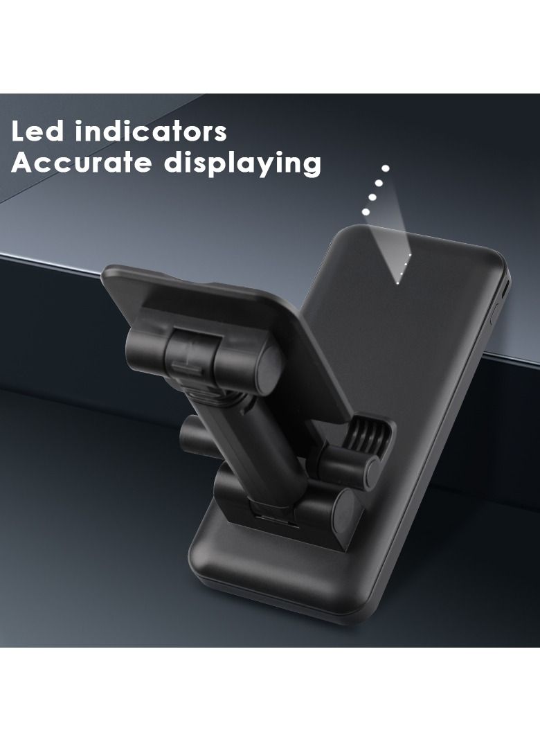 Contex Dual Charge Interface Phone Stand with Power Bank 10000 mAh for Tablet and Smartphone - Image 2