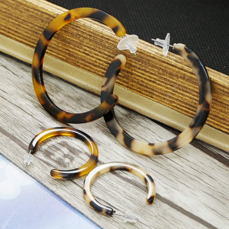 LOYALLOOK Acrylic Boho Fashion Statement Drop Dangle Earrings style 1 - Image 5