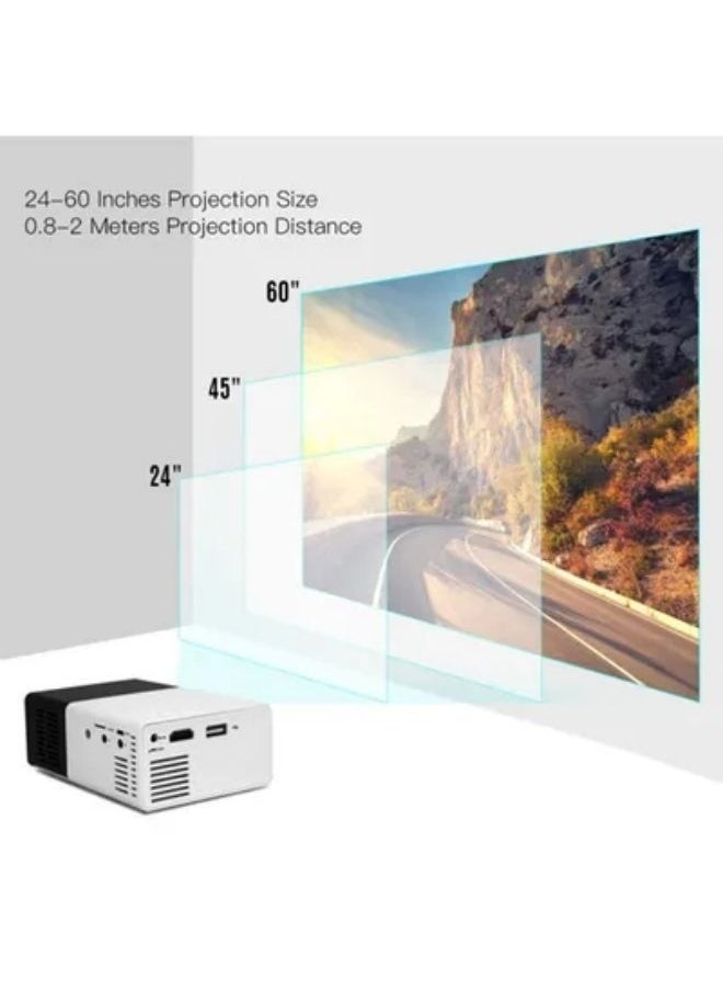 Portable LED Projector - 800 Lumens