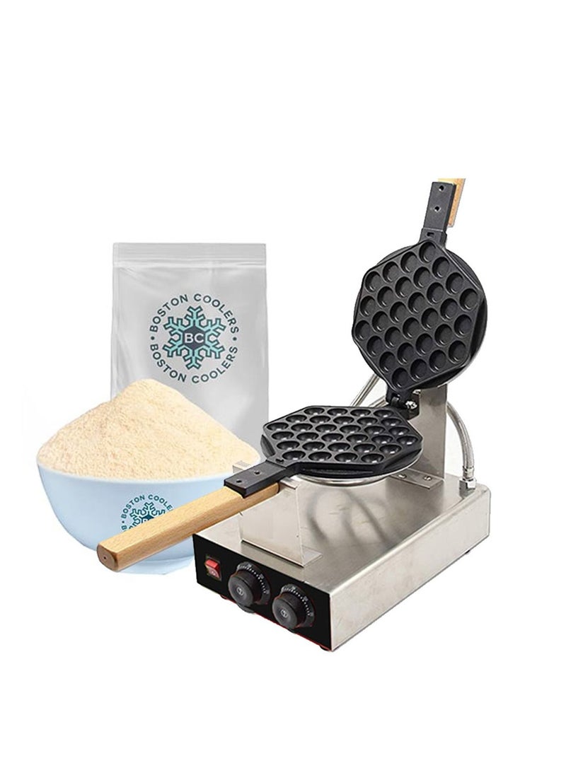 BOSTON COOLERS - 2 Packets Egg Waffle Powder and 1 Waffle Machine - Image 1
