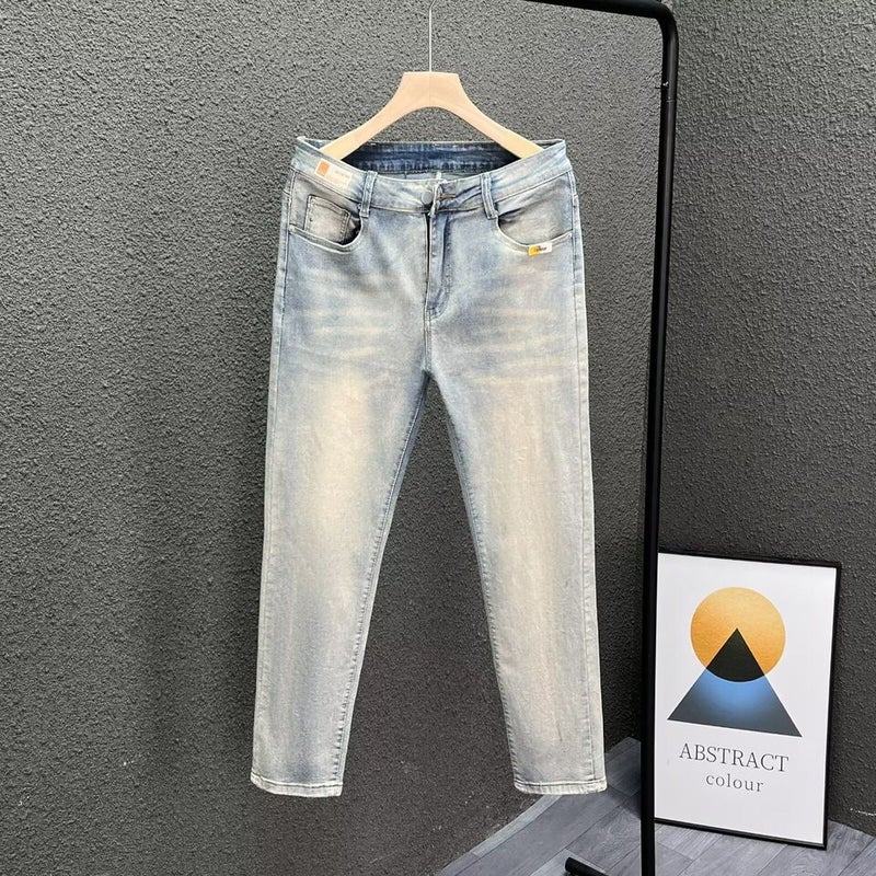 Unisex Classic Denim Jeans Loose Fit Daily Outdoor Wear - Image 2