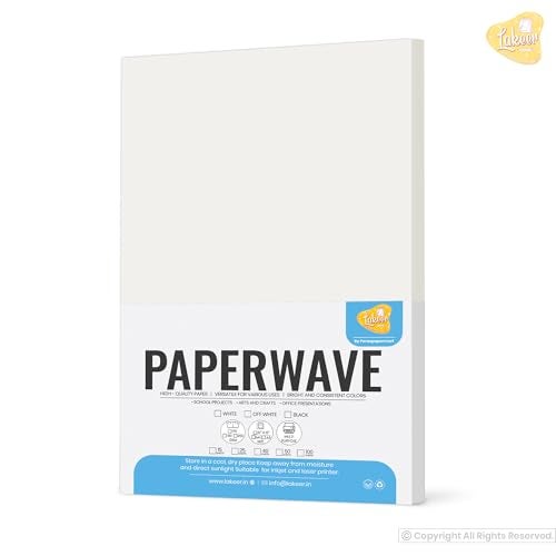 Paraspapermart A4 Off White Paper | 175 GSM Colour Cardstock Paper-Pack of 25 Sheets, for Art, Craft & Project Work, Printing, Etc. - Image 3