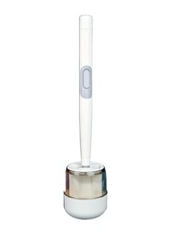 Zorqon Silicone Toilet Brush With Liquid Dispensing White  - Image 2