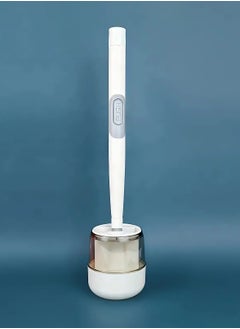 Zorqon Silicone Toilet Brush With Liquid Dispensing White  - Image 1