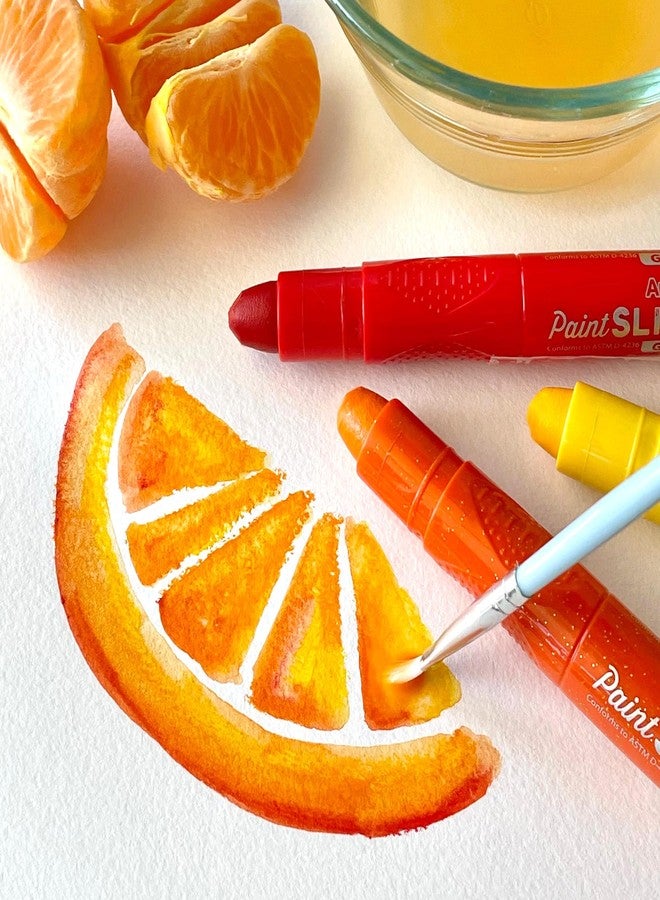 ArtSkills Solid Tempera Paint Sticks for Kids,16 Washable Paint Sticks for Kids Crafts, Twistable Paint Crayons - Image 5