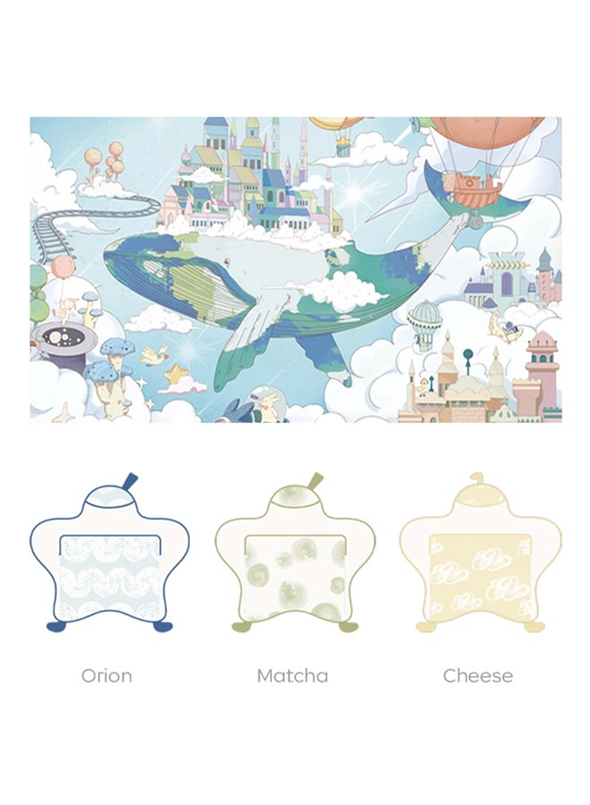 بيبي كير العناية بالطفل - بطانية أطفال بتصميم خيالي/تحت الماء، لفافة للأطفال الرضع، صوف ناعم - خالٍ من مادة BPA، مضاد للحساسية، قابل للتهوية، مريح ودافئ، غير سام، لطيف على بشرة الطفل، تصميم لطيف، سهل اللف، مثالي لحديثي الولادة والرضع، نوم مريح، قابل للغسل في الغسالة، مناسب لجميع المواسم - Image 4