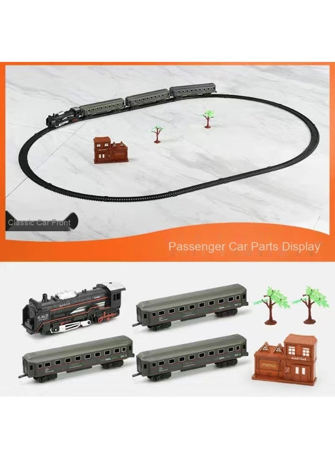 Realistic High-Speed Train Parking Lot Kids Electric Train Set 