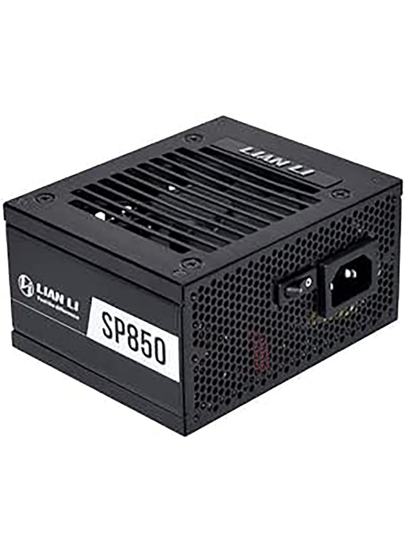 LIAN LI SP 850 80+ Gold Power Supply SFX, 850 Watts Power, Fully Modular Baided Cables, Zero RPM Mode, Adjusted Start/Stop Limit, JPN Electrolytic Capacitors, Black | G89.SP850B.01UK - Image 1
