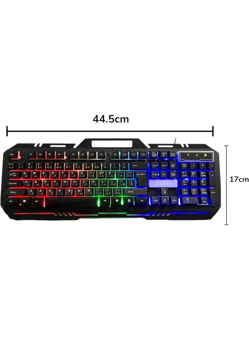 ZERO USB ZR-2080 Waterproof Keyboard with Black Backlight Compatible with PC and Laptop - Image 3