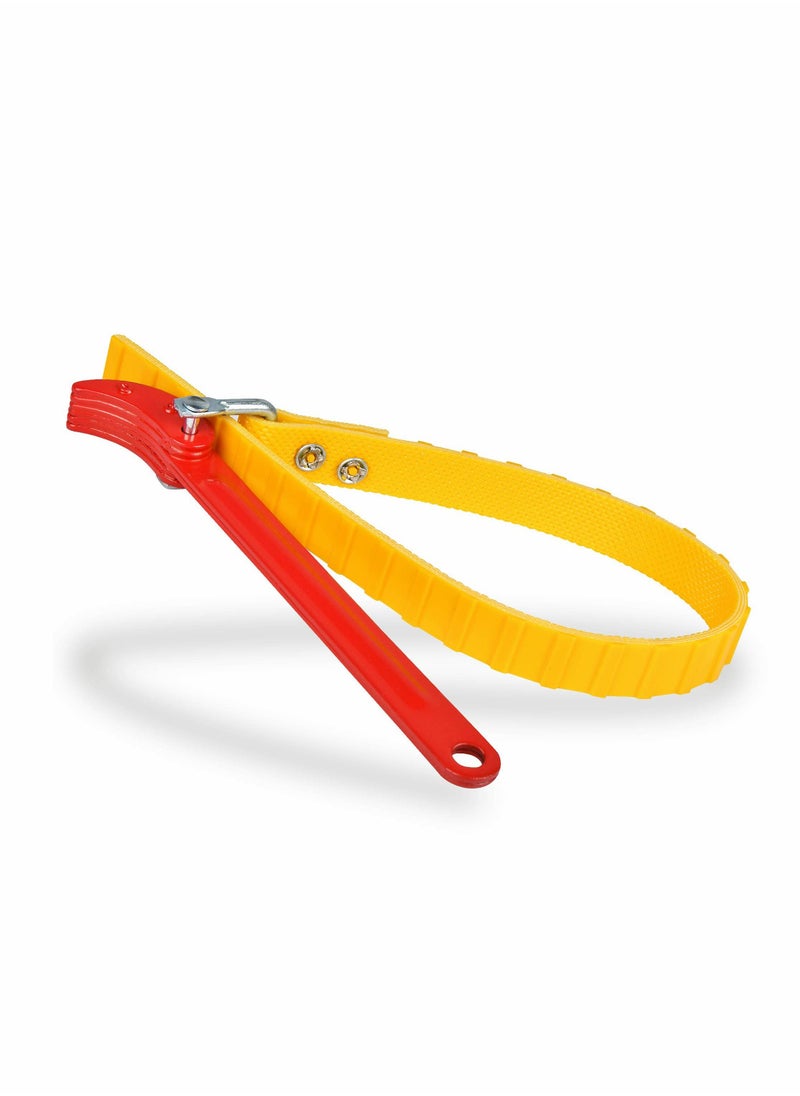 Y&D Adjustable Strap Wrench 9-inch Multi-Purpose Belt Plumbing Steel Handle  - Image 1