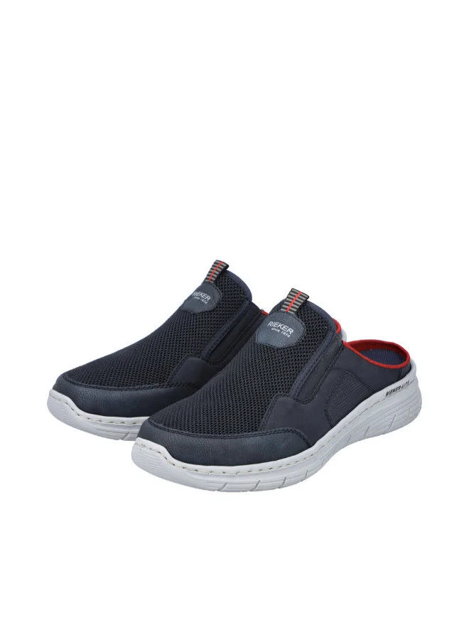ريكر Rieker Mens Casual Clogs 13195-14 Knittech Blue 116-1080